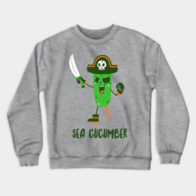 Sea Cucumber Crewneck Sweatshirt by dumbshirts